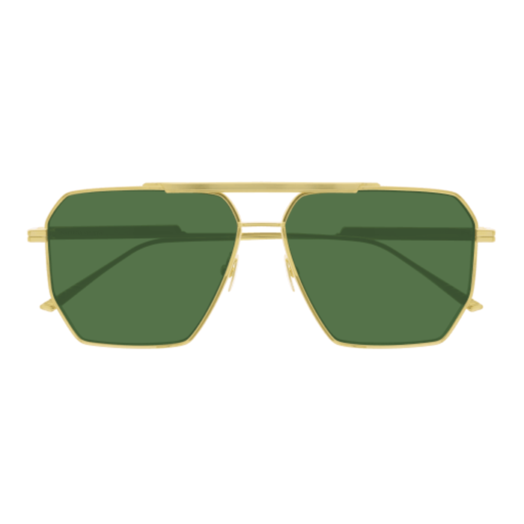 Occhiali Da Sole Aviatore Classic Bottega Veneta BV1012S-004 Gold - Green