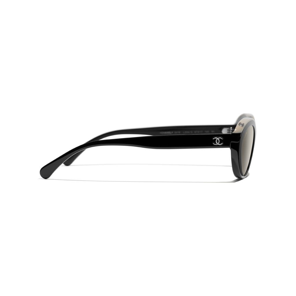 oval sunglasses black beige acetate acetate packshot other axs  scaled