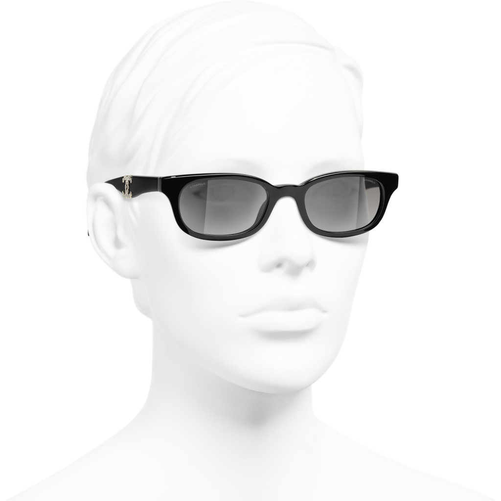 rectangle sunglasses black acetate acetate packshot worn   axs  scaled