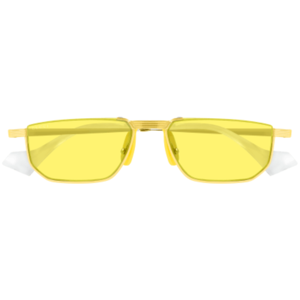 Occhiali da Sole Rettangolari Gucci Fashion Inspired GG0627S-001 Gold-Yellow