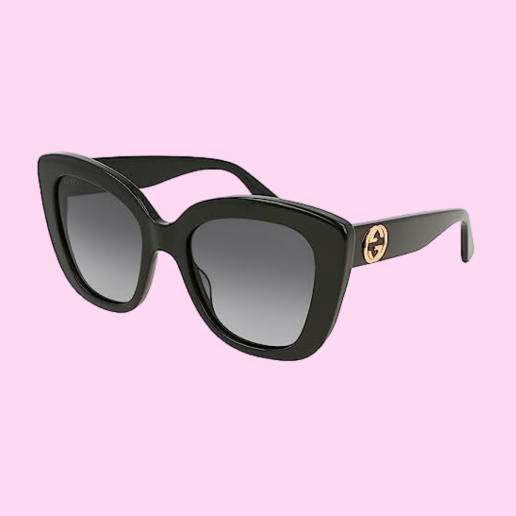 Occhiali da Sole Cat Eye Oversize Gucci GG0327S-001 Black