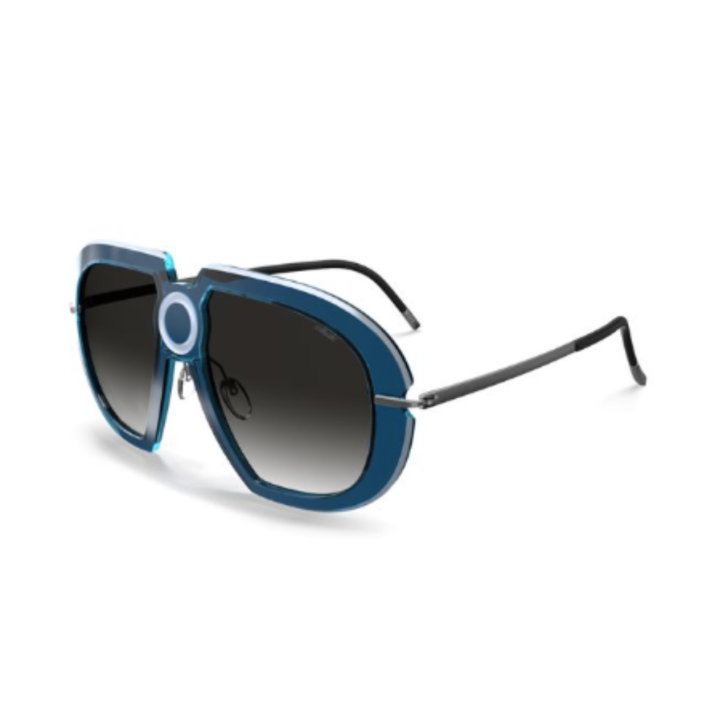 Occhiali da Sole Silhouette Limited Edition Futura Dot 9912-4500 Atlantic Blue 55