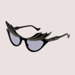 Occhiali da Sole Cat-Eye Acetato Black Lucido con Cristalli Gucci GG1094S-001