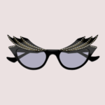 Occhiali da Sole Cat-Eye Acetato Black Lucido con Cristalli Gucci GG1094S-001