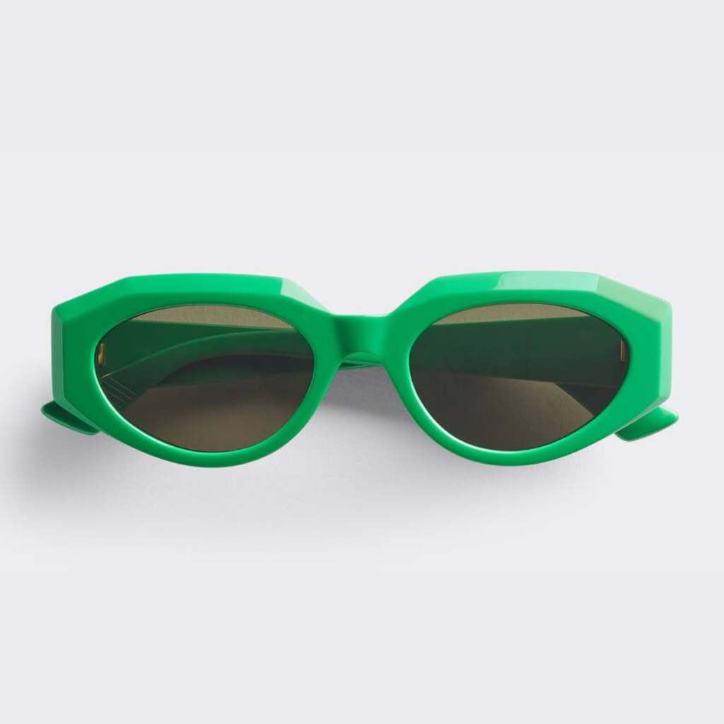 Occhiali da Sole Cat Eye Bottega Veneta Facet BV1031S-005 Green