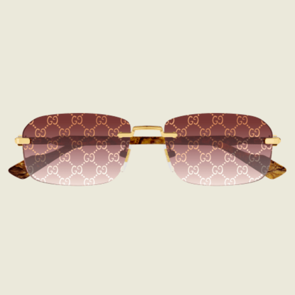 Occhiali da Sole Rettangolari Gucci GG1221S-004