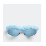 Occhiali-Da-Sole Pleat Dal-Design-Avvolgente-Light-blue Bottega-Veneta