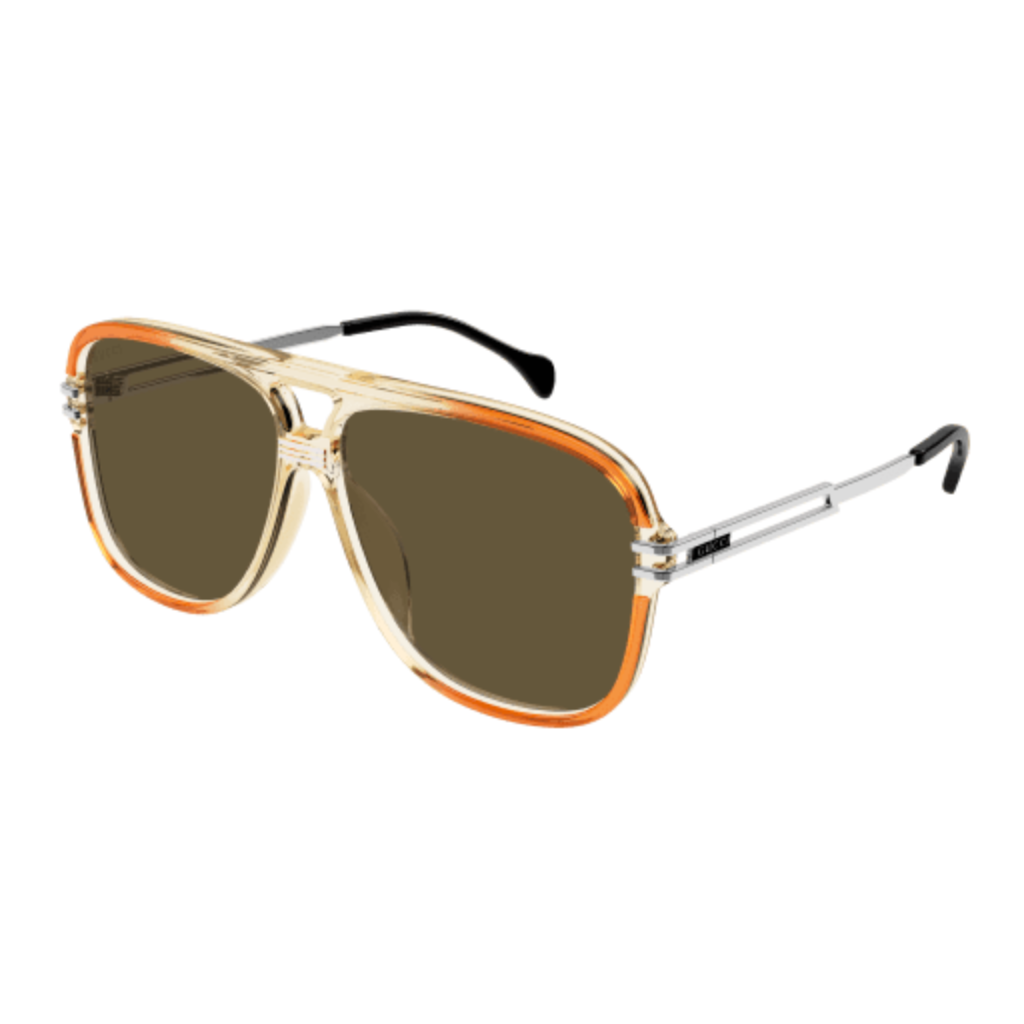 Occhiali-da-Sole Navigator-In-Arancione Gucci GG1105S-002