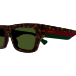 Occhiali da Sole Rettangolari Gucci GG1301S-002 Havana 55