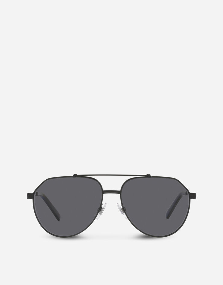 OCCHIALI DA SOLE Gros grain sunglasses Dolce&Gabbana Matte black
