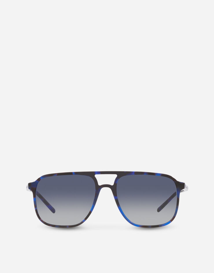 OCCHIALI DA SOLE Thin profile sunglasses Dolce&Gabbana Blue havana