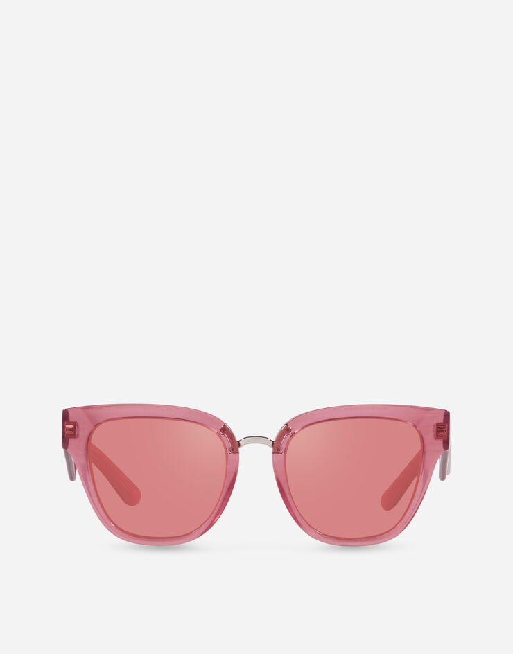 OCCHIALI DA SOLE DG Crossed Sunglasses Dolce&Gabbana Fleur pink