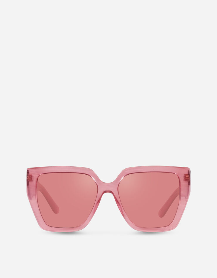 OCCHIALI DA SOLE DG Crossed Sunglasses Dolce&Gabbana Fleur pink
