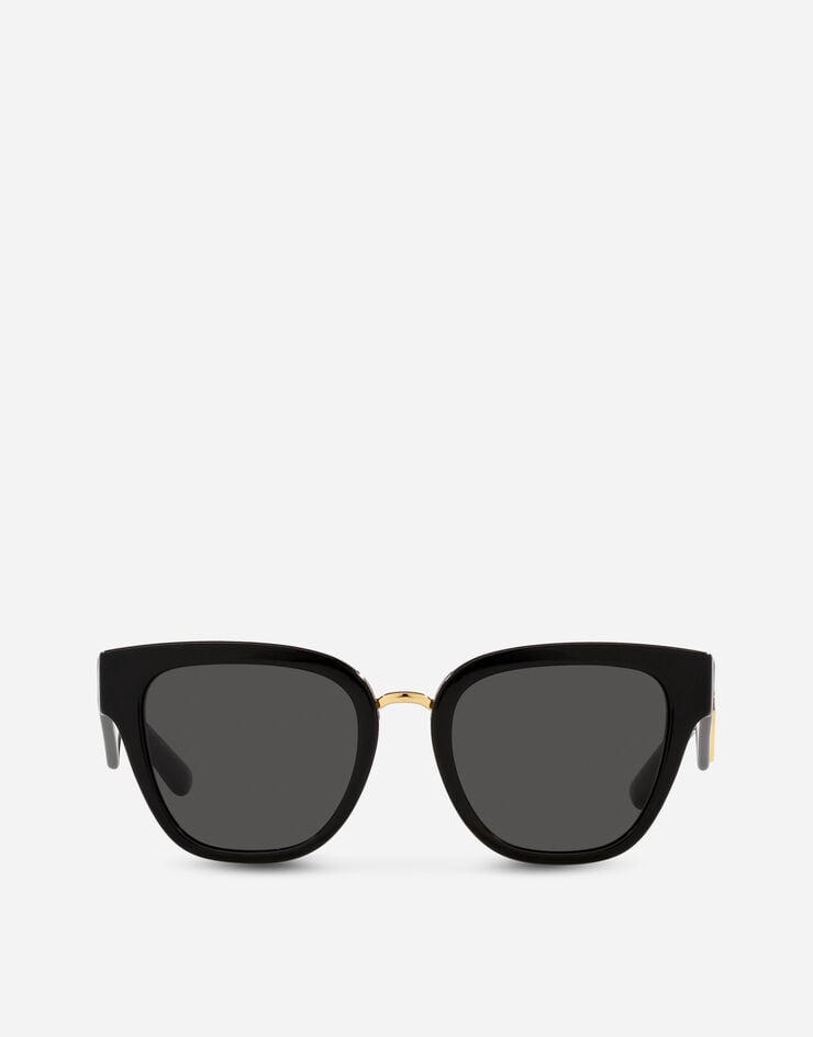 OCCHIALI DA SOLE DG Crossed Sunglasses Dolce&Gabbana Black