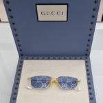 Occhiali da Sole Rettangolari Gucci Fashion Inspired GG0627S-001 Customized