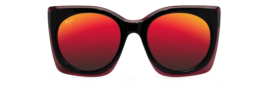 Occhiali da Sole polarizzati moda PAKALANA Maui Jim MM855-030 Black Cherry with Raspberry interior