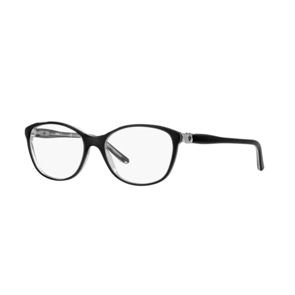 Occhiali Sferoflex SF1548 Top nero su opalino trasparente
