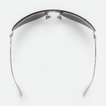 Occhiali da Sole Bottega Veneta Knot Shield BV1272S-002 Silver
