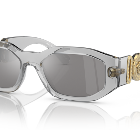 Occhiali da Sole Versace VE4361-311/6G Gray Transparent 53