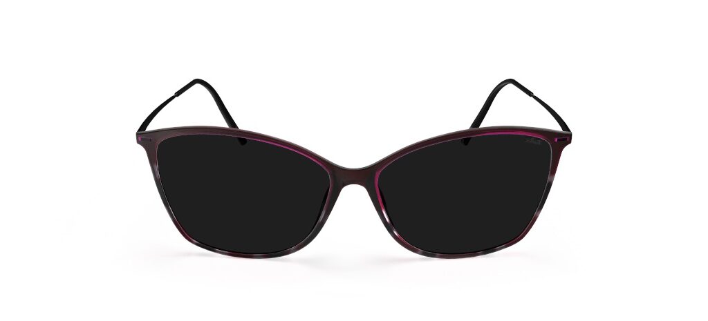 Occhiali da Sole Silhouette Baden 3192-3540 Pink Bouquet / Black