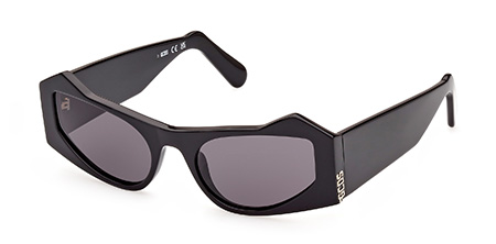 Occhiali da sole GCDS GD0022-01A Shiny Black / Shiny Black