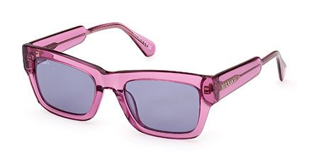 Occhiali da sole Max&Co MO0081-72V Shiny Dark Pink / Shiny Dark Pink
