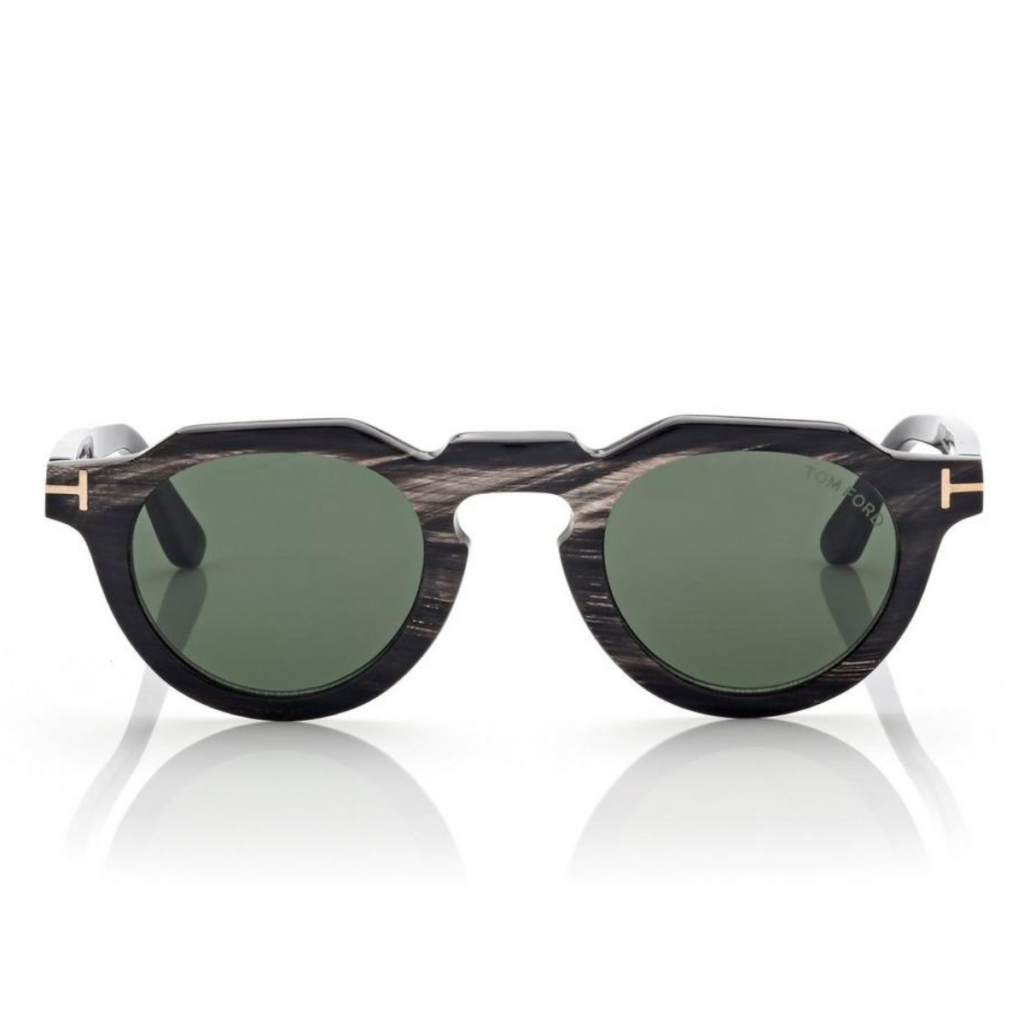 OCCHIALI DA SOLE ROUND HORN TOM FORD PRIVATE COLLECTION FT1129-B 63N BLACK HORN